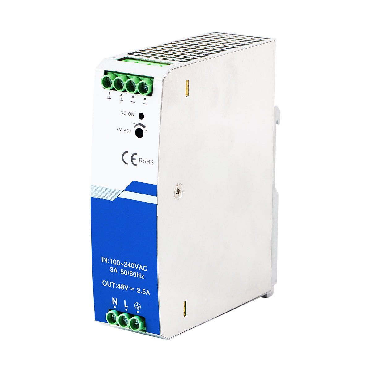 120W DIN Power Supply CE UL Certified Industrial DC48V single output 2.5A Power Adapter