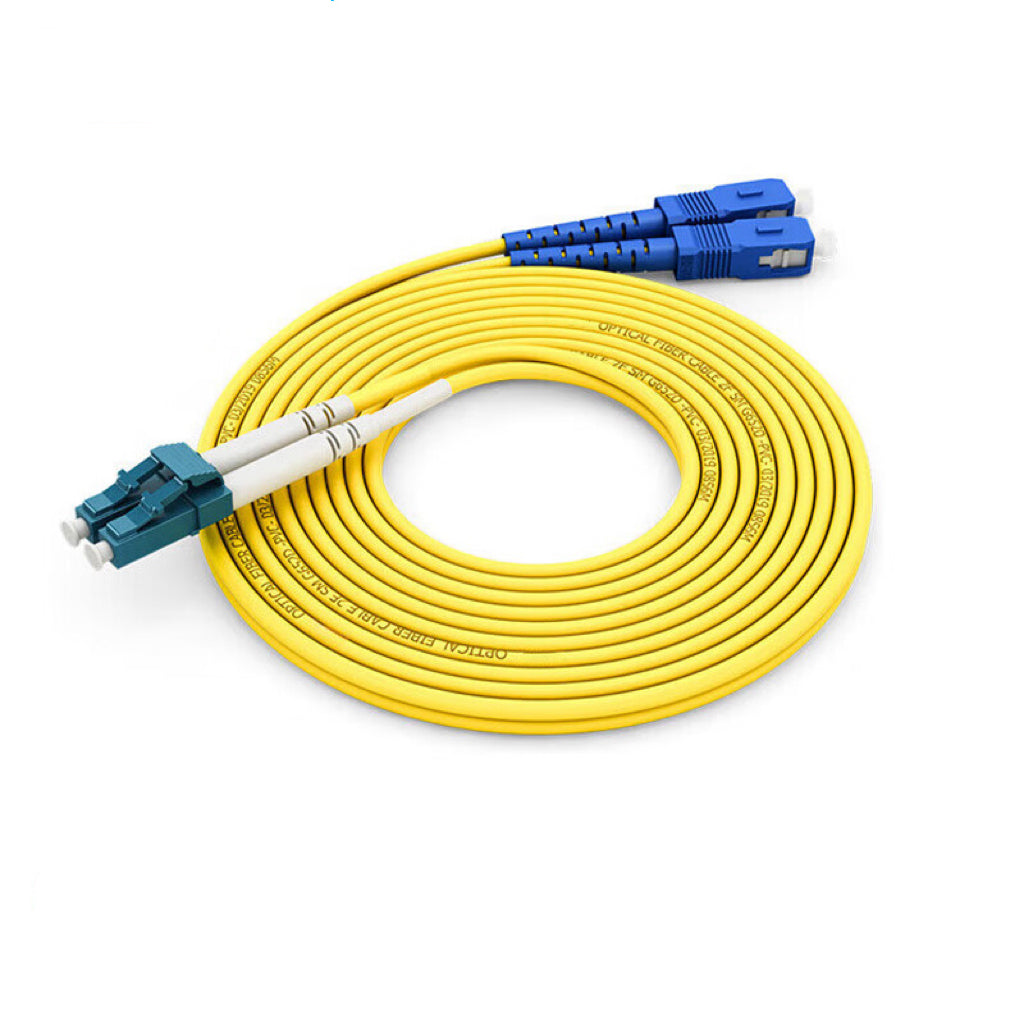 Singlemode Duplex Patch Cords LC-SC 5 meters Fiber Patch Cord With Stable Transmission