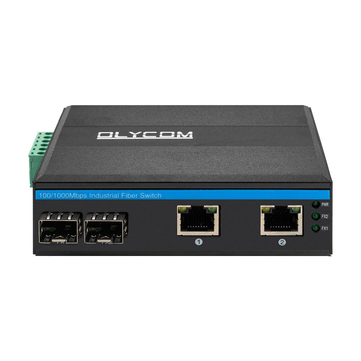 2 оптоволоконных кабеля SFP+2 промышленных оптоволоконных коммутатора UTP 10/100/1000 Мбит/с
