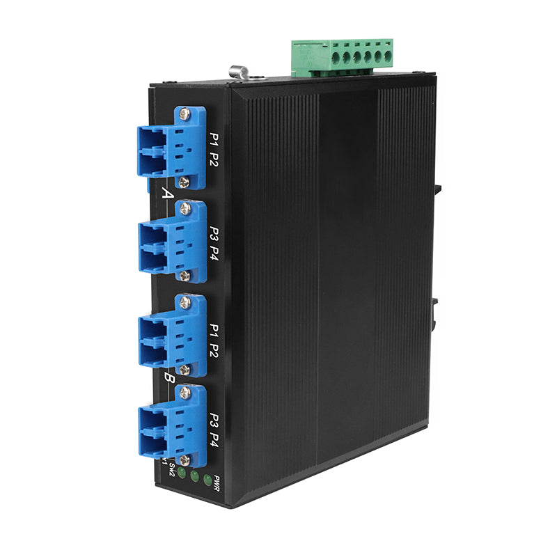 Olycom Industrial Optical Fiber Bypass Switch
