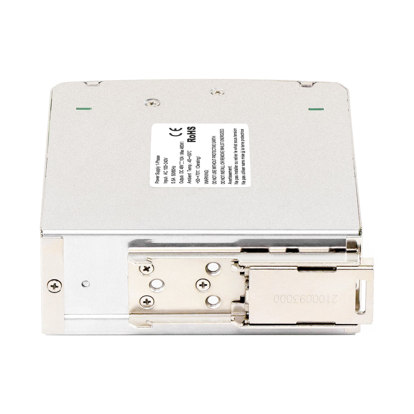 480W DIN Rail Industrial Power Supply AC220V to DC48V 10A CE & UL Certified