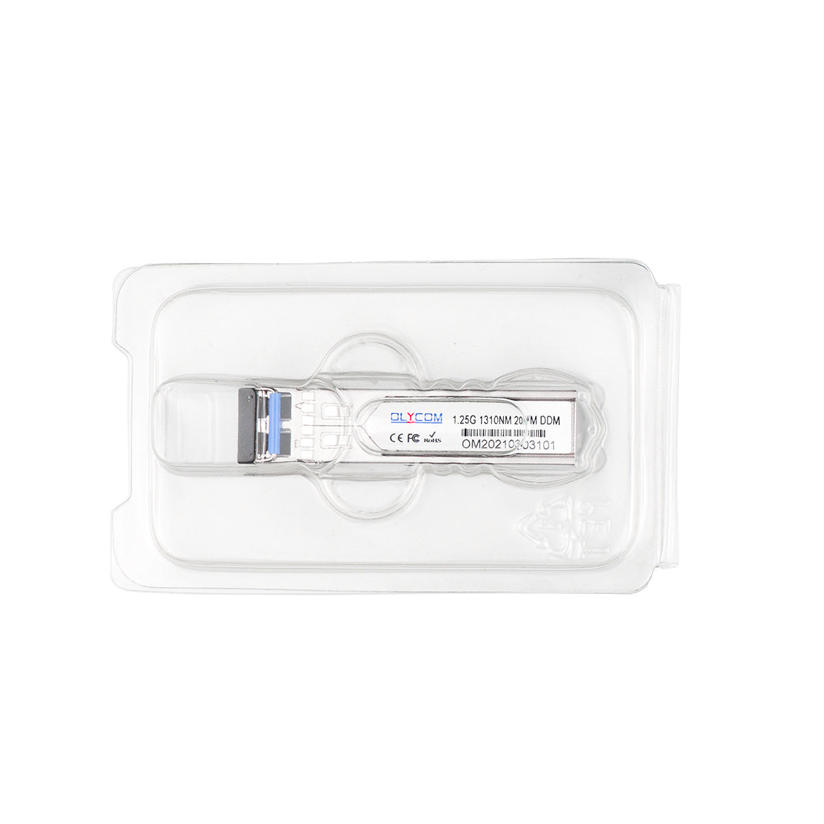 1.25Gbps SFP Transceiver, Single Mode, Duplex, 20km Reach 1310nm,OSBL1G20D