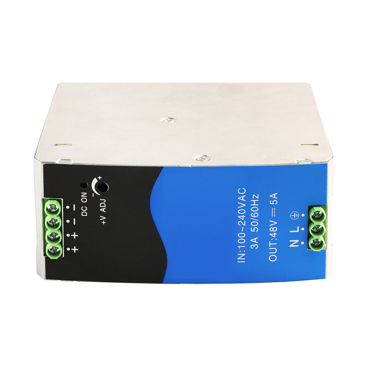 240W DIN Rail Power Supply UL Listed DC48V 5A Industrial Power Adapter Single Output -40° – 70°C