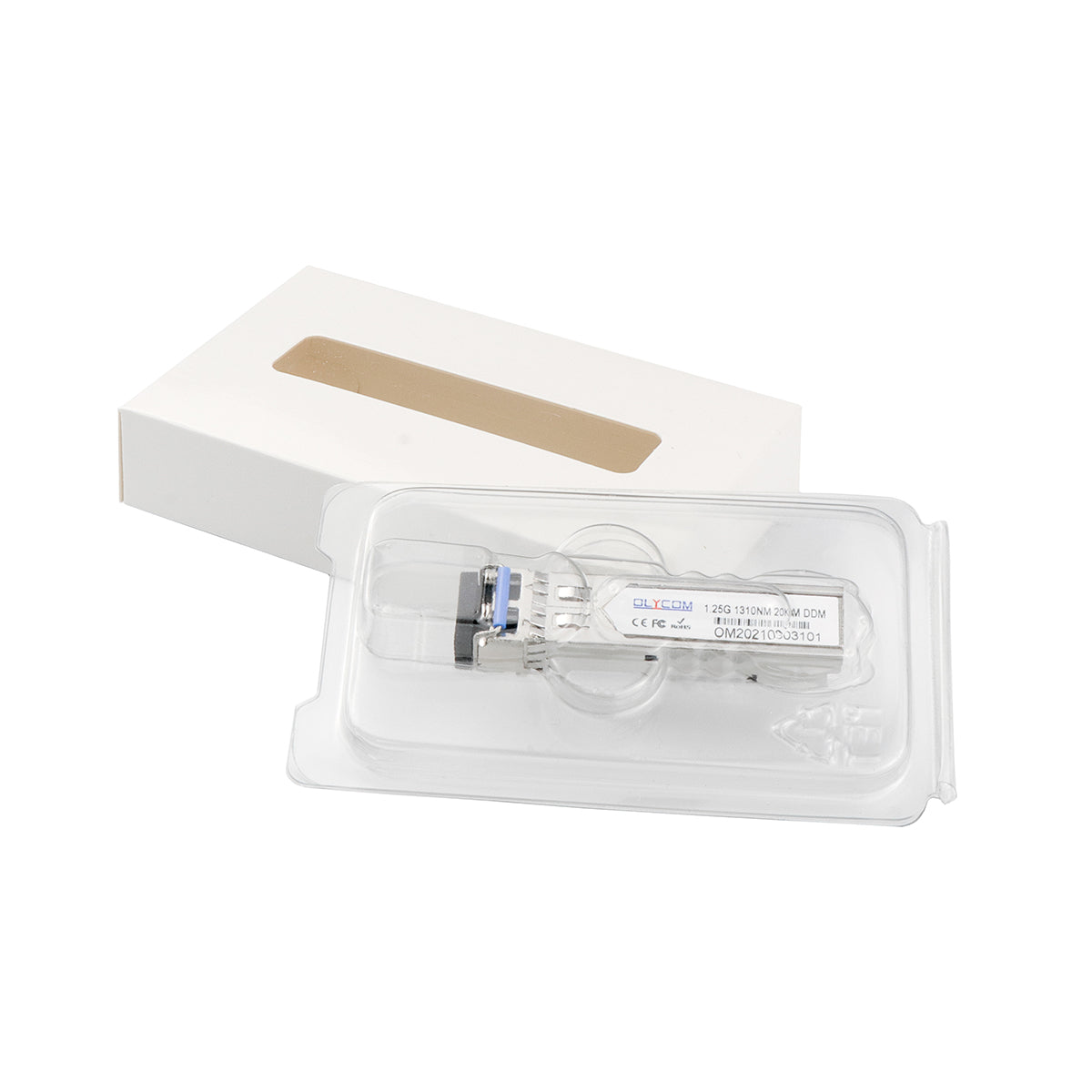 1.25Gbps SFP Transceiver, Single Mode, Duplex, 20km Reach 1310nm,OSBL1G20D