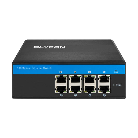 8 Port E-mark Ethernet Gigabit Industrial PoE Switch