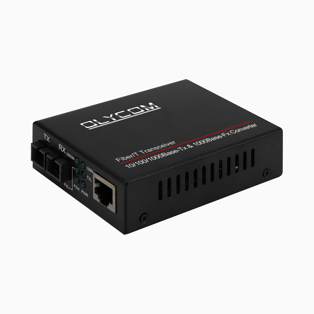 10/100/1000M Dual Fiber Gigabit Ethernet Converter LFPT Unmanaged SC Port DC5V DC12V