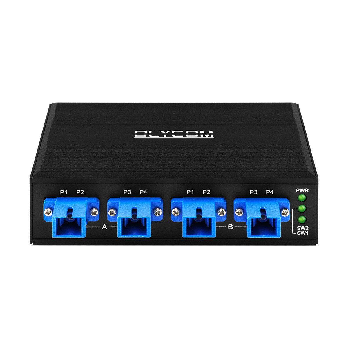 Olycom 4 Port Fiber Bypass Module OBP Switch SC Connector Singlemode DC24V