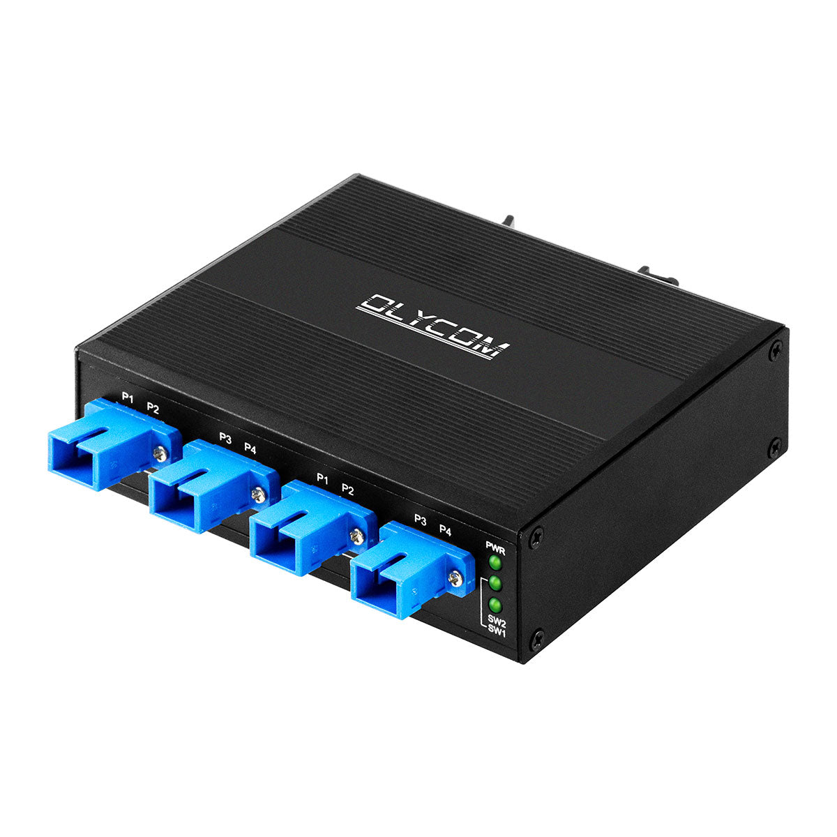 Olycom 4 Port Fiber Bypass Module OBP Switch SC Connector Singlemode DC24V