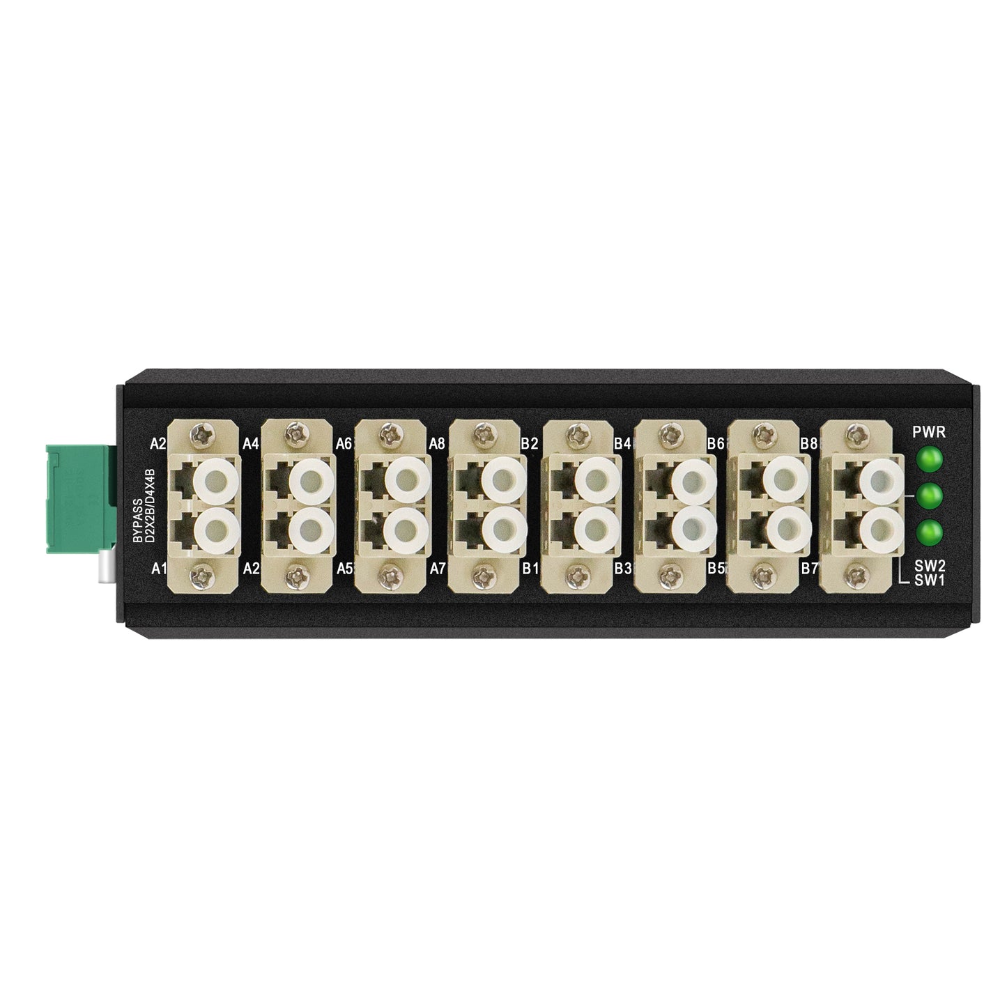 Olycom Optical Bypass Module LC Connector MultiMode DIN Rail Mount CE