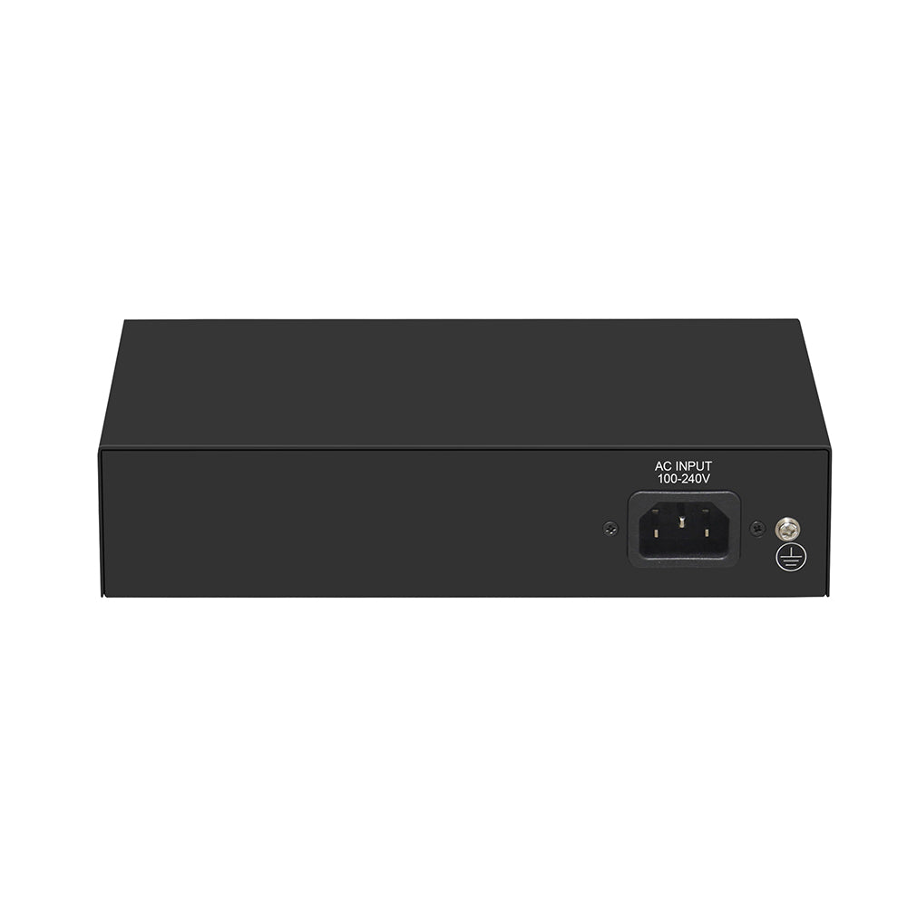 Olycom 4-Port Full Gigabit PoE Switch Unmanaged 60W Budget AC Input Fanless