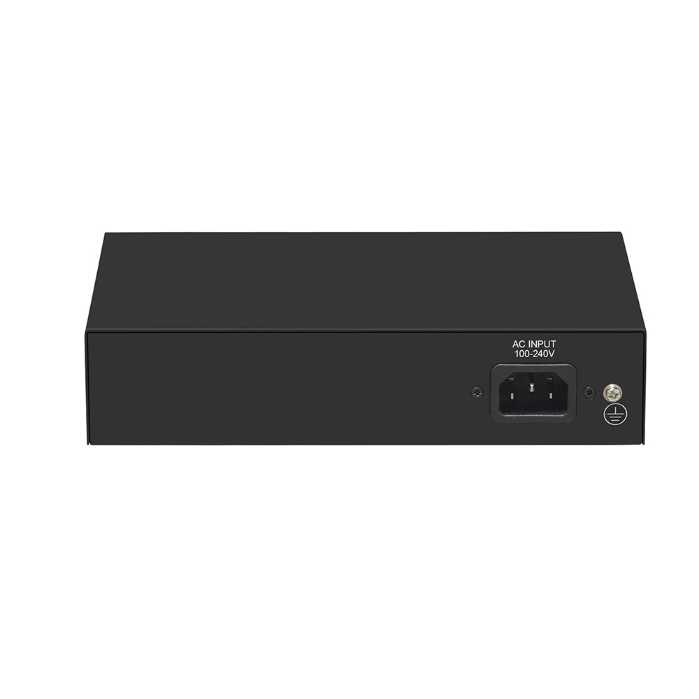 10-Port PoE Switch Full Gigabit Ethernet Single AC Powered Rack Mounted CE