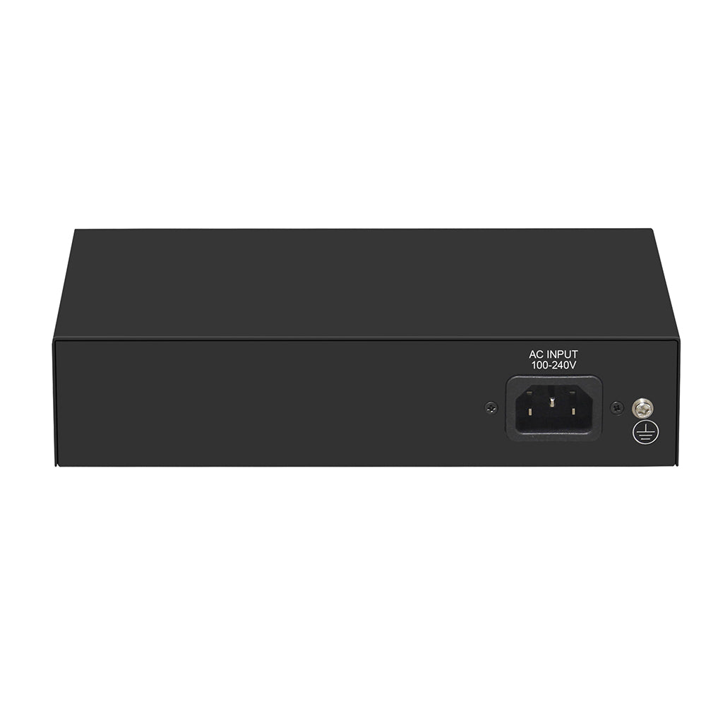 Olycom 6-Port Gigabit SFP Fiber PoE Switch 60W Unmanaged AC Input Rack Mounted