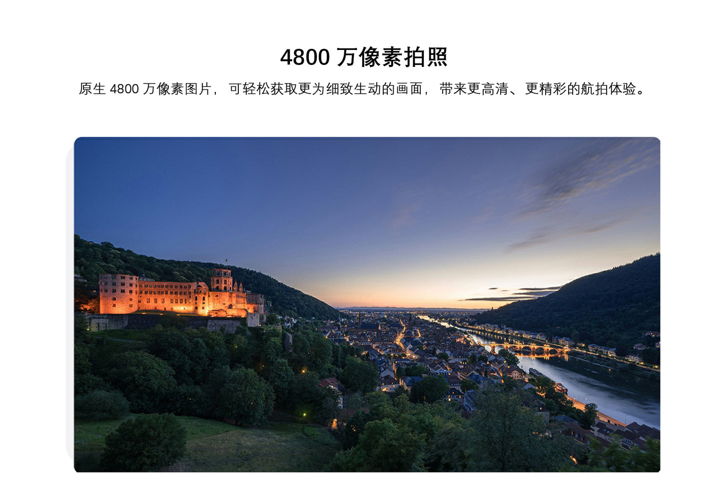 Visiable/ Zoom/ Thermal/ L-aser 4 Cameras in One, 4K Camera, 8x Digital Zoom, 1-160x Super Zoom, 640×512 Thermal Resolution, 30fps, 1/2" 48MP Sensor for 20KM Transmission