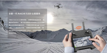 Visiable/ Zoom/ Thermal/ L-aser 4 Cameras in One, 4K Camera, 8x Digital Zoom, 1-160x Super Zoom, 640×512 Thermal Resolution, 30fps, 1/2" 48MP Sensor for 20KM Transmission