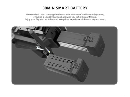 Visiable/ Zoom/ Thermal/ L-aser 4 Cameras in One, 4K Camera, 8x Digital Zoom, 1-160x Super Zoom, 640×512 Thermal Resolution, 30fps, 1/2" 48MP Sensor for 20KM Transmission