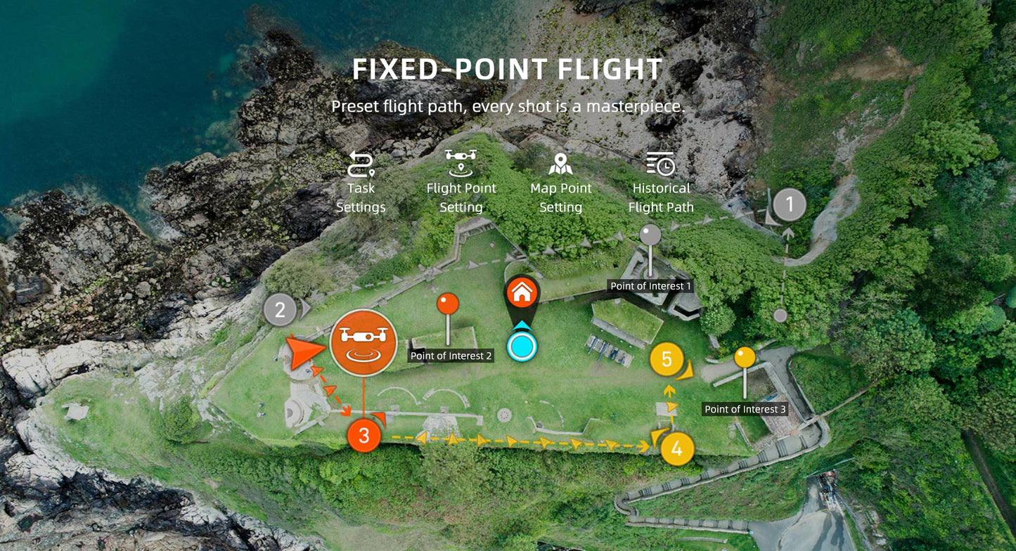 Visiable/ Zoom/ Thermal/ L-aser 4 Cameras in One, 4K Camera, 8x Digital Zoom, 1-160x Super Zoom, 640×512 Thermal Resolution, 30fps, 1/2" 48MP Sensor for 20KM Transmission