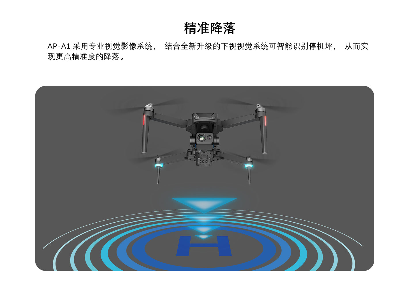 Visiable/ Zoom/ Thermal/ L-aser 4 Cameras in One, 4K Camera, 8x Digital Zoom, 1-160x Super Zoom, 640×512 Thermal Resolution, 30fps, 1/2" 48MP Sensor for 20KM Transmission