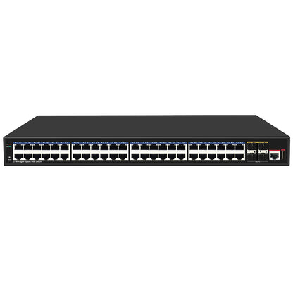 52-Port 10G Uplink Gigabit L3 Managed PoE Switch 400W Budget AC Powered CE