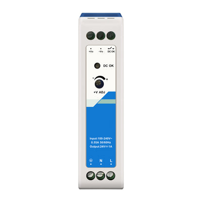 24V Industrial DIN-Rail Power Supply 24W 1A AC220V to DC24V CE UL Listed