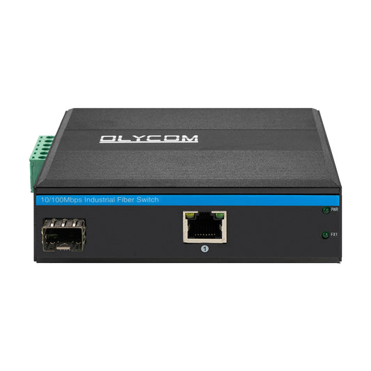 10/100Mbps Industrial Fiber Media Converter ( 1 Fiber to 1 UTP )