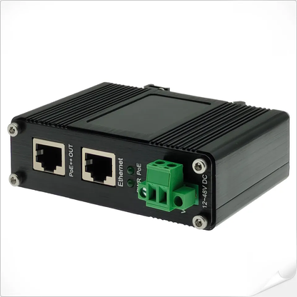 Industrial Gigabit PoE++ Injector IEEE802.3bt 90W Output 12~48VDC Input with Booster Mini Size