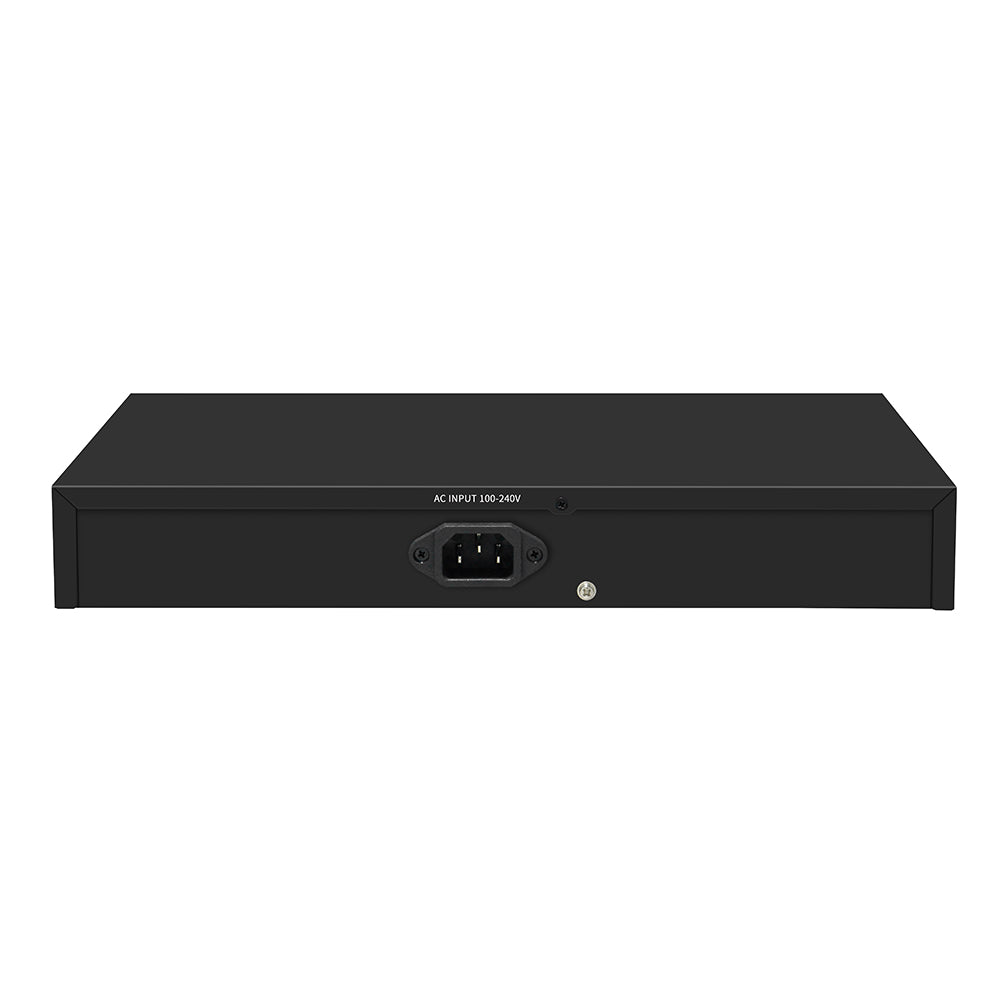 Olycom 24 Port 100M PoE Switch 280W VLAN 250 PoE Distance Unmanaged