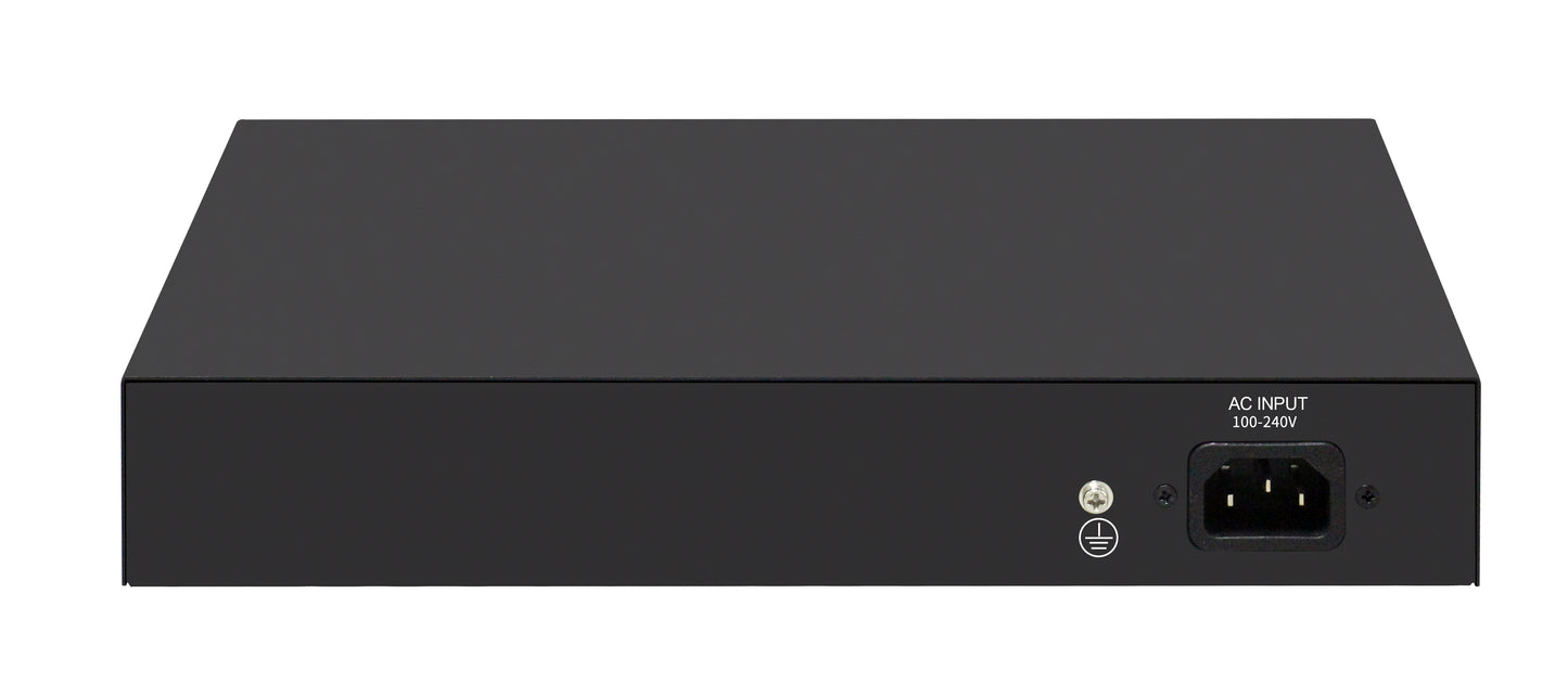 10-Port Full Gigabit Managed Ethernet Switch CCTV VLAN Fanless AC Input CE