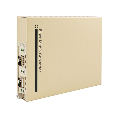 10G OEO Fiber Media Converter AC220V Unmanaged Long-Haul Signal 3R Repeating