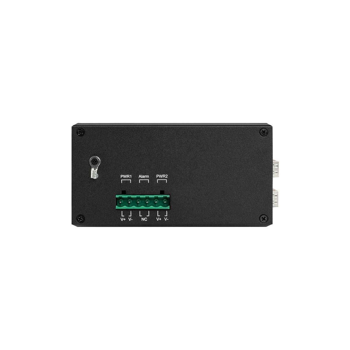 8 Port Rugged PoE Managed Switch 2.5G Fiber Uplinks 120W Budget DIN Mounted