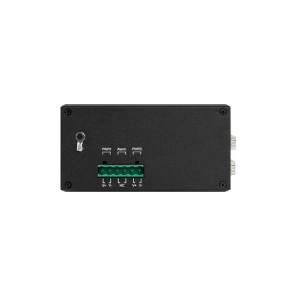 8 Port Rugged PoE Managed Switch 2.5G Fiber Uplinks 120W Budget DIN Mounted