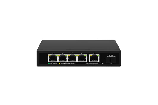 6-Port 10G Uplink 2.5G Ethernet Switch Unmanaged Fanless High-Speed Network Solution
