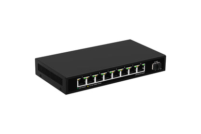 Olycom 8-Port 2.5G Ethernet Switch 10G Uplink Fanless Unmanaged CE DC12V Input