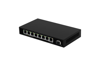 Olycom 8-Port 2.5G Ethernet Switch 10G Uplink Fanless Unmanaged CE DC12V Input