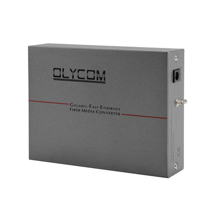 Gigabit Media Converter LFPT Singlemode SC Port Unmanaged 20KM DC5V Rack Mountable