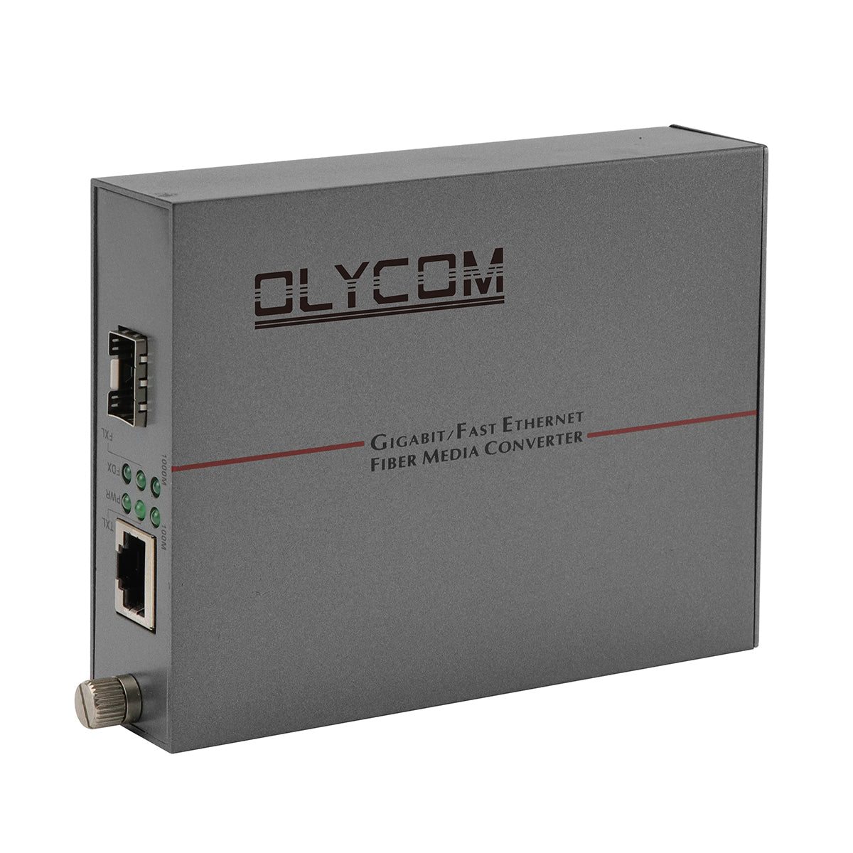 Gigabit SFP Fiber Media Converter LFPT Rack Mountable Unmanaged CE FCC Listed