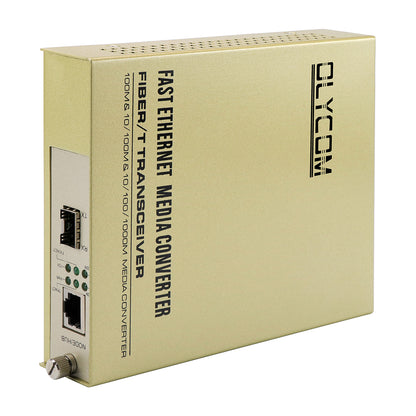 Gigabit SFP Fiber Media Converter 220V Internal Power Hot-Swappable Optic CE