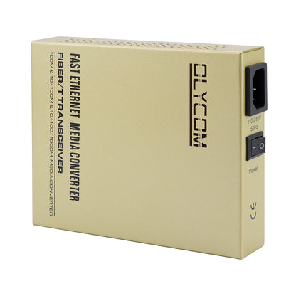 Gigabit SFP Fiber Media Converter 220V Internal Power Hot-Swappable Optic CE