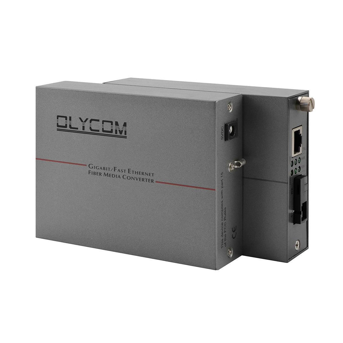 Single Fiber Gigabit Media Converter Unmanaged DC5V Support LFPT CE