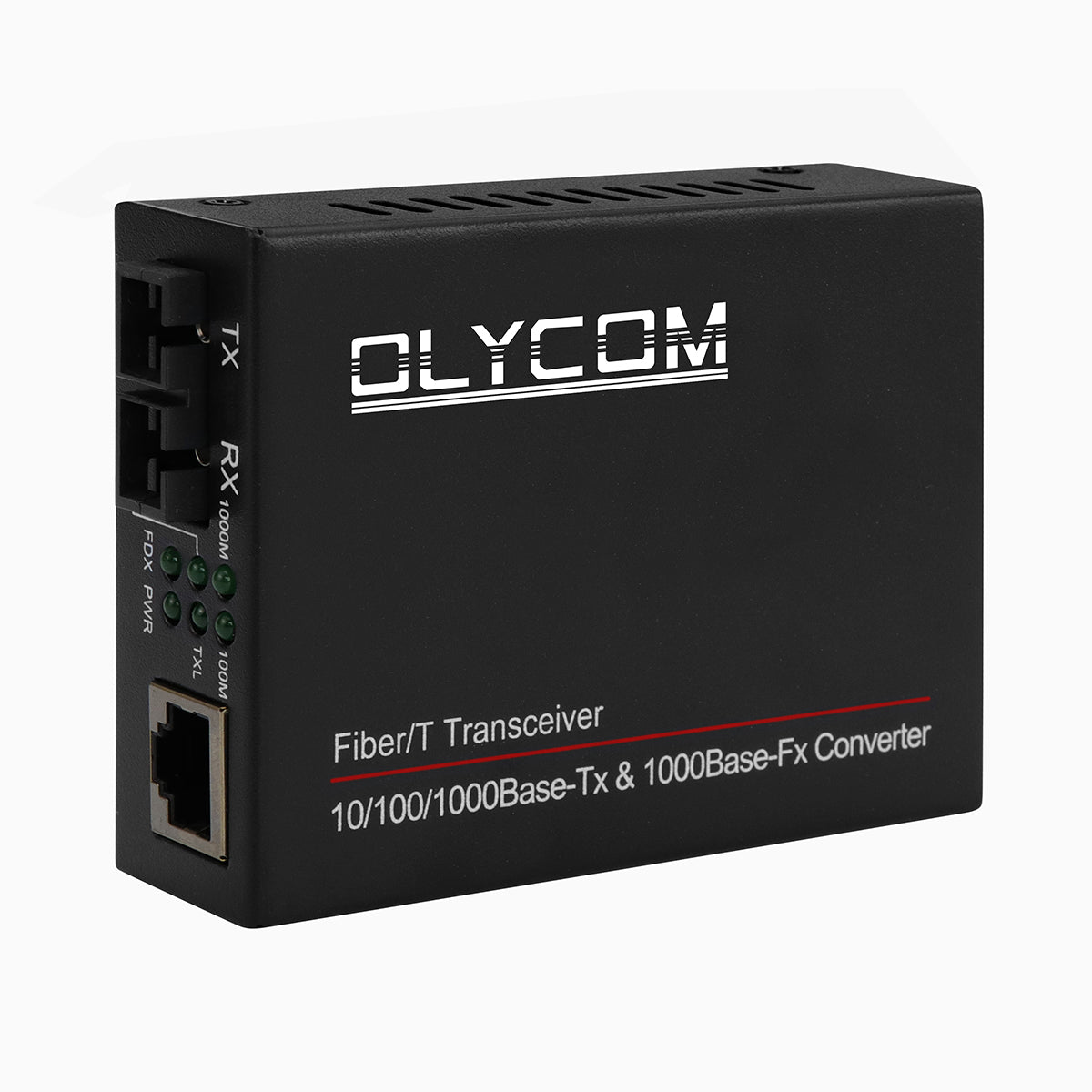 10/100/1000M Dual Fiber Gigabit Ethernet Converter LFPT Unmanaged SC Port DC5V DC12V