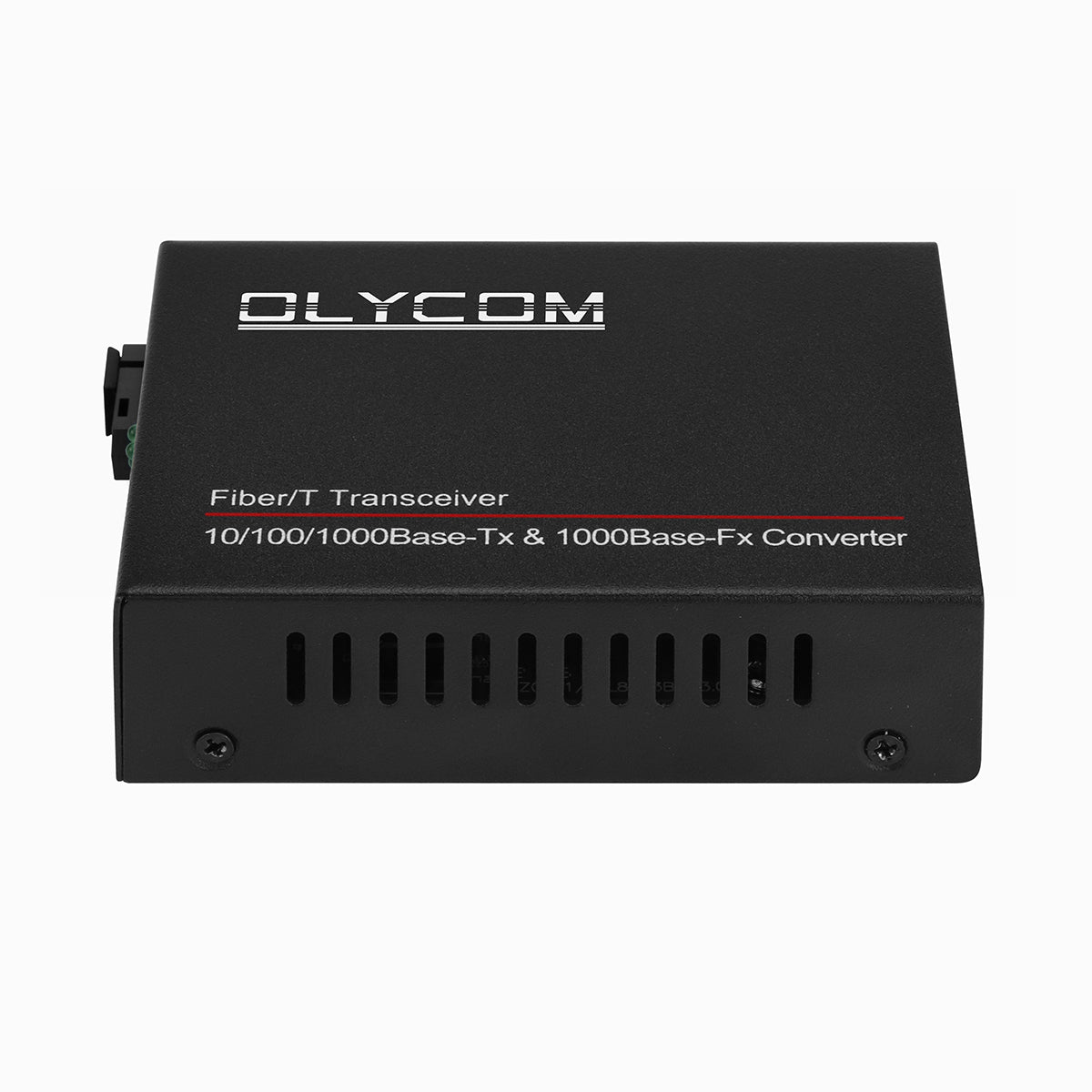 Olycom Gigabit Media Converter 10/100/1000M WDM Single Fiber SC DC5V Rack Mounted