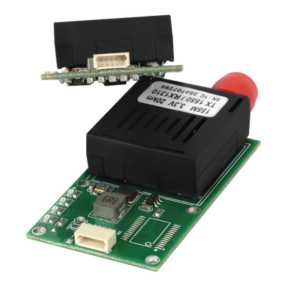 NDAA Compliant Tether Drone Module CRVS UART TTL Data FC/ST/SC Connector 20KM Fiber Distance for UAVs