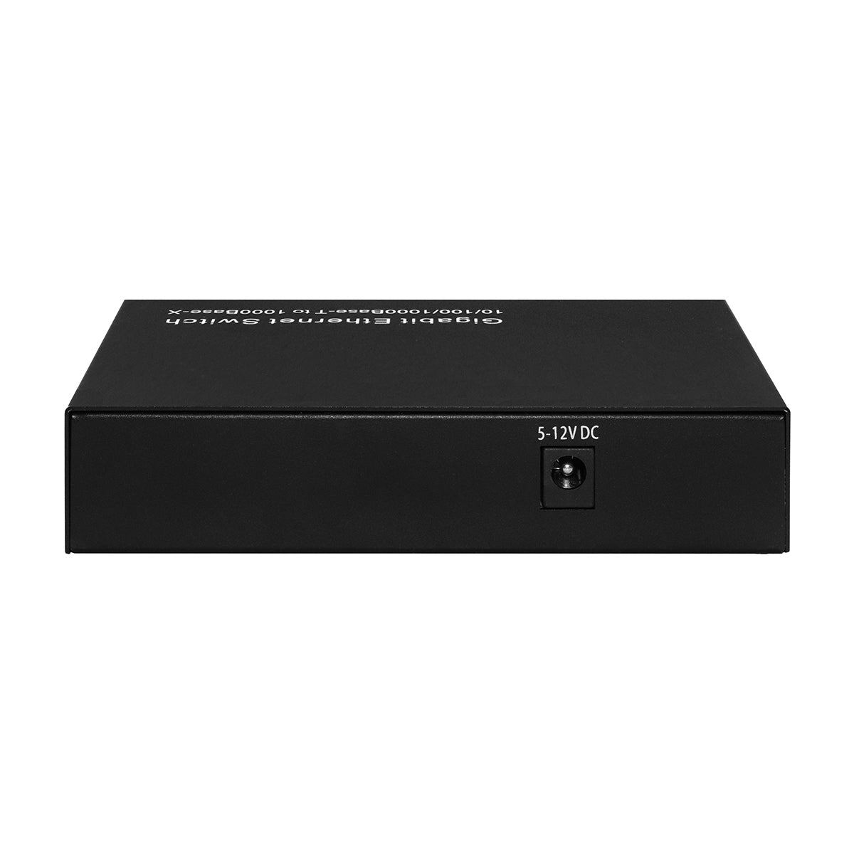 4-Port Gigabit Ethernet Switch SFP Fiber aged DC5V DC12V Input Fanless CE