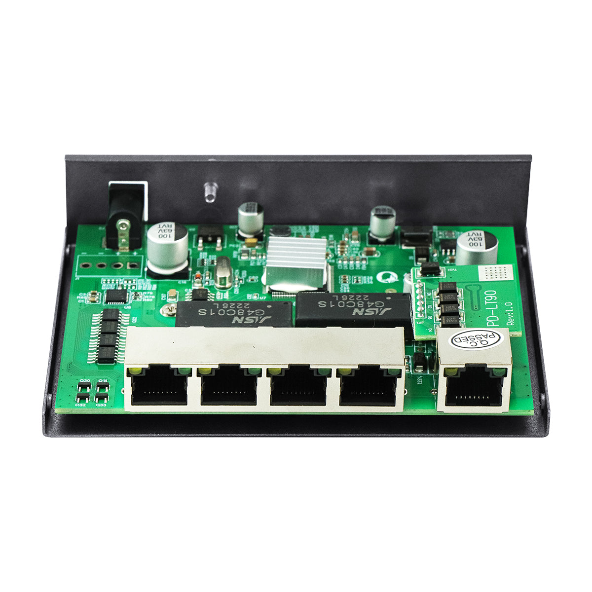 Olycom 4-Port Gigabit PoE/PoE+ Extender IEEE 802.3af/at 60W Power Commercial Grade