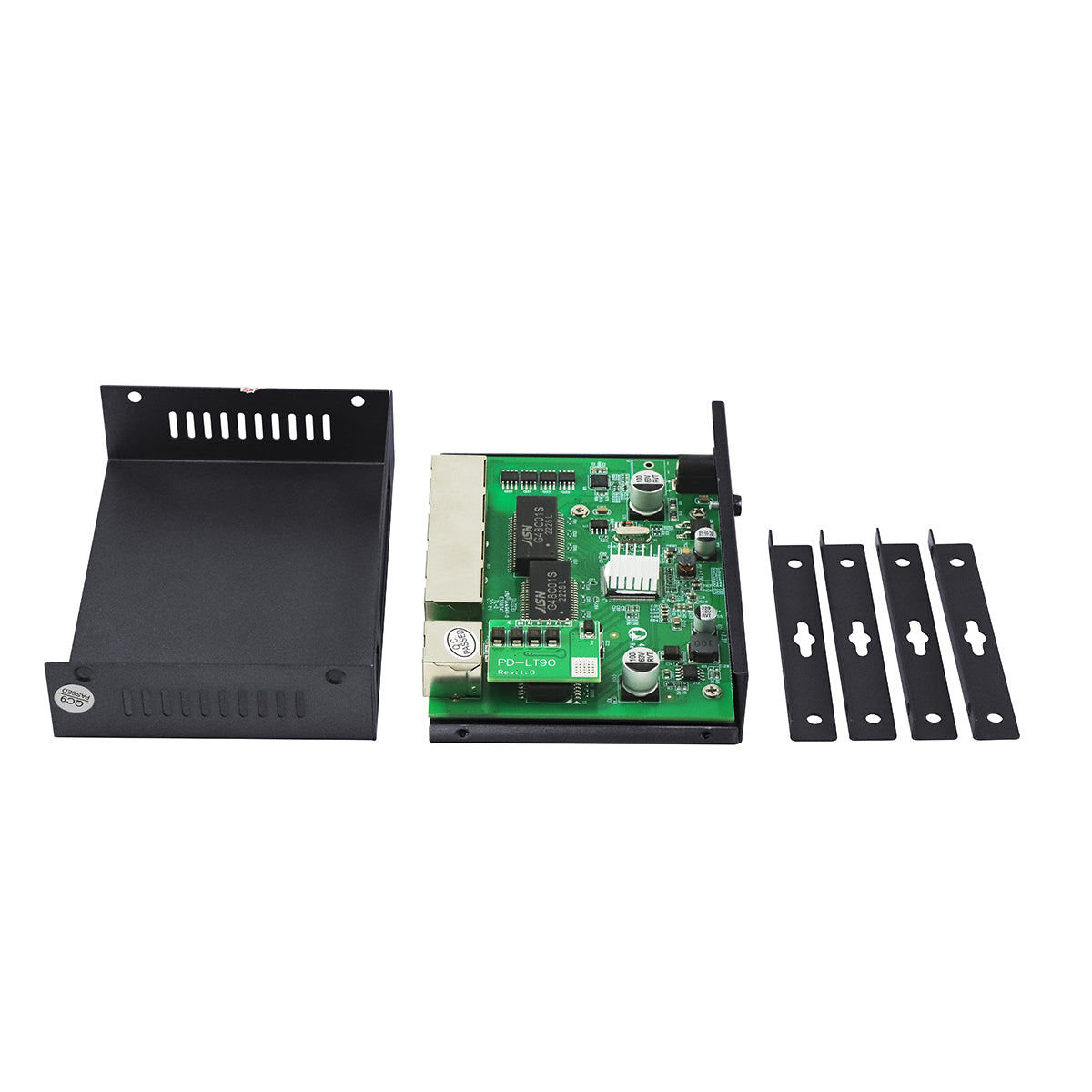 Olycom 4-Port Gigabit PoE/PoE+ Extender IEEE 802.3af/at 60W Power Commercial Grade