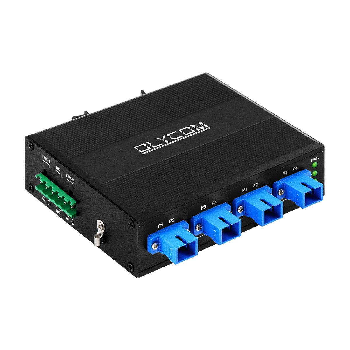 Olycom 4 Port Fiber Bypass Module OBP Switch SC Connector Singlemode DC24V