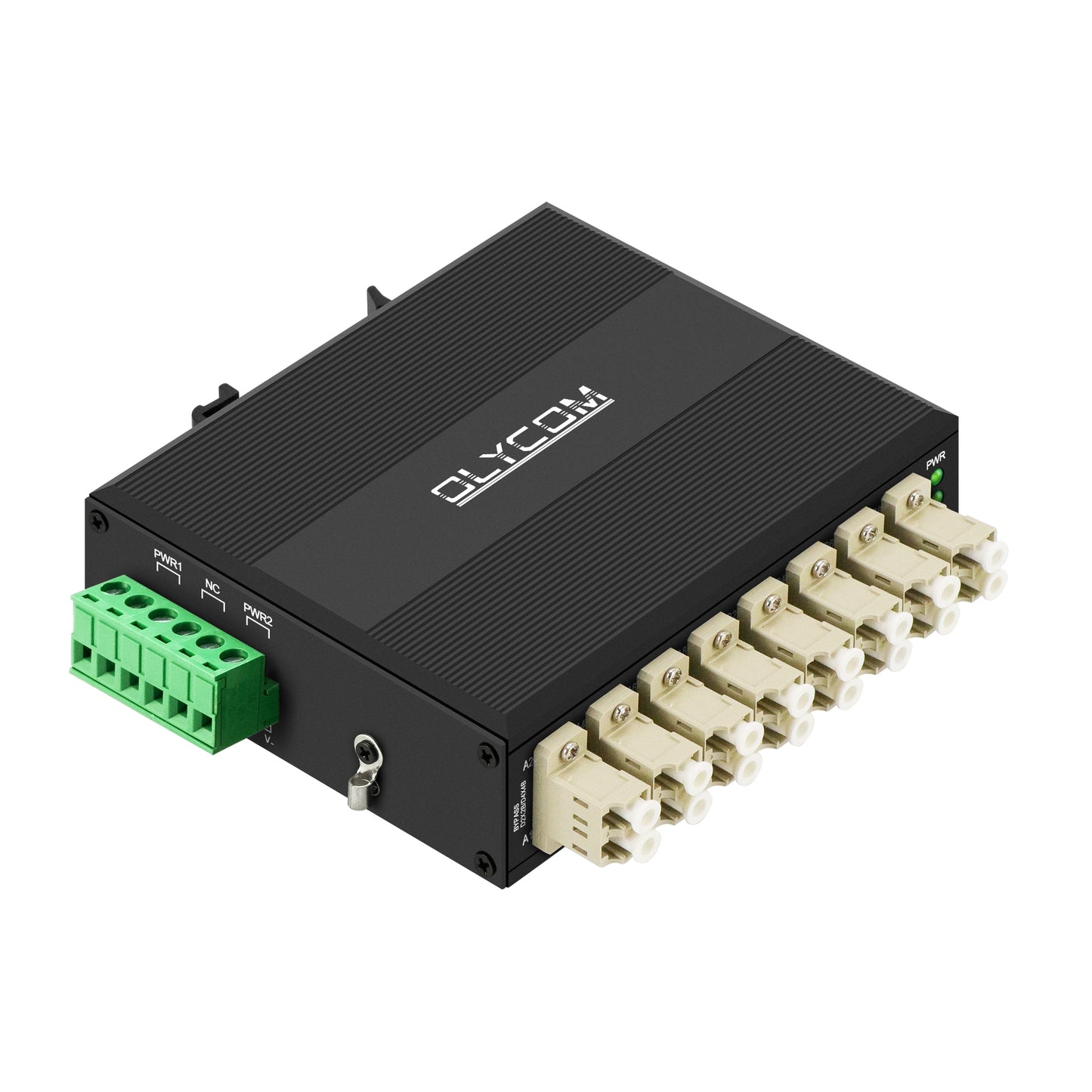Olycom Optical Bypass Module LC Connector MultiMode DIN Rail Mount CE