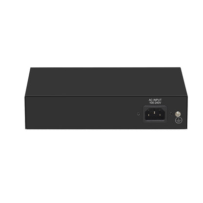 10-Port PoE Switch Full Gigabit Ethernet Single AC Powered Rack Mounted CE