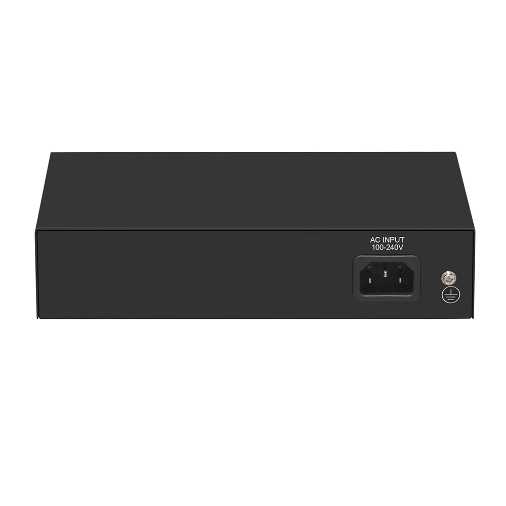 6 Port Fast Ethernet PoE Network Switch AC Input 15.4W/30W for IP Cameras